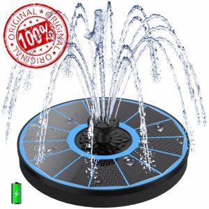 SZMP Solar Water Fountain with 2000mAh Battery Backup Works in Cloudy