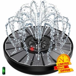 Solar Fountain with LED Indicator