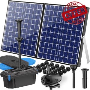 Biling 50W Solar Pond Filter Kit