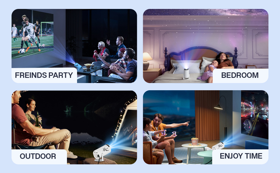 smart projector 4k built in apps,1080p projector,wall projector