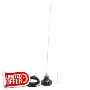 1 Set Universal Sucker Signal Antenna Car Truck 23.6" Car Radio Aerial Mount Black with 157.5" Cable