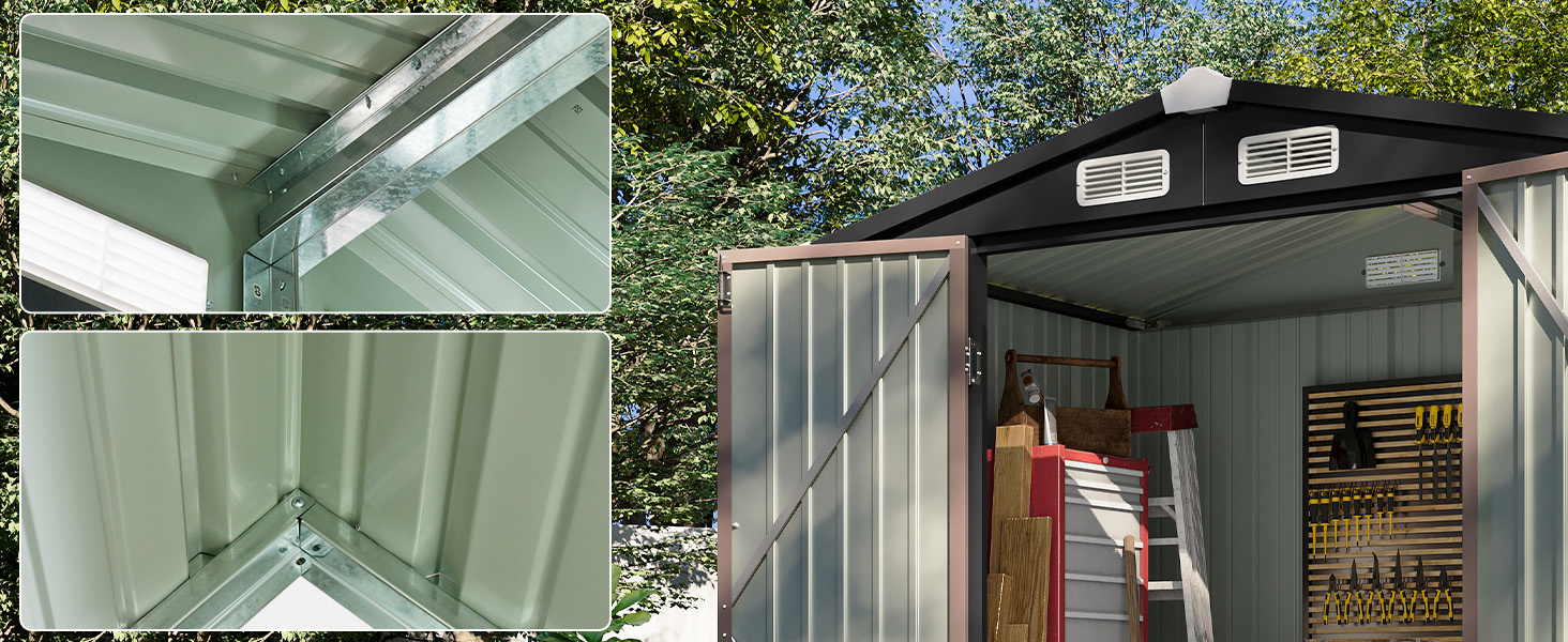 garden storage box metal