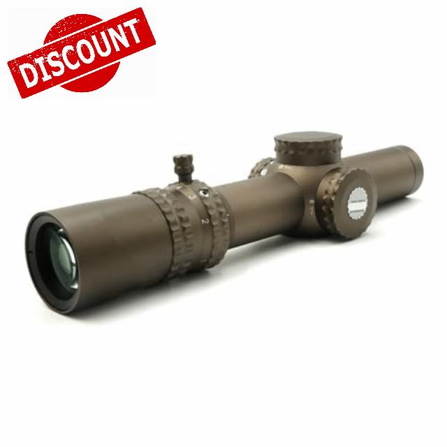 NF/AR 1-8x24mm FFP LPVO Riflescope Optical Sight with Power Throw Lever Ring & ED Optical Glass
