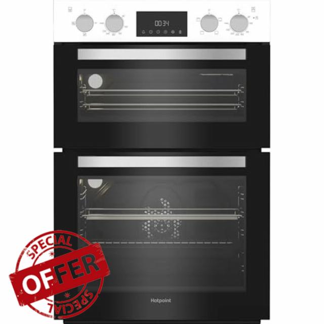 Hotpoint DIH10DW Built In Double Oven - White