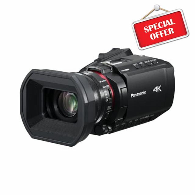 Panasonic HC-X1200E 4K 60p Palm-Style Camcorder with 25mm Wide-Angle Lens