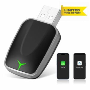 2-in-1 Wireless CarPlay and Android Auto Adapter