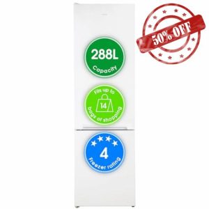 Fridge Freezer Freestanding with Reversible Door