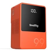SMALLRIG V Mount Battery VB99 Pro, 99Wh / 6800mAh Mini V-Mount Battery w/PD 100W USB-C Fast Charg...