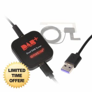 Erisin Dual Tuner DAB+ Receiver for Android Car stereo