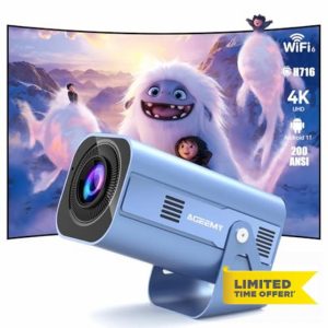Mini Projector 1080P Supports 4K