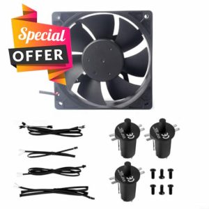 Replacement Fan and Lid/Door Switch Kit for Masterbuilt's for Gravity Series 560 1050 Digital Charcoal Grill