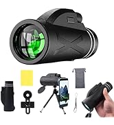 10-30X50 Zoom Monocular Telescope for Adults - High Power Compact Monoculars with BAK4 Prisms and...