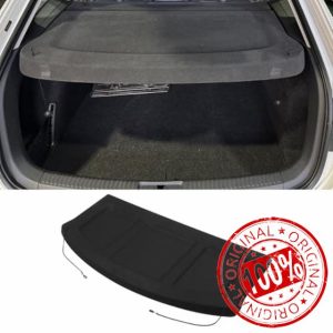 Motoforti Car Cargo Cover Board for Hyundai Kona 2018-2023 Parcel Shelf Boot Load Cover Tonneau Shield Parcel Shelf Shade Tonneau Privacy Board Black