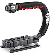 Zeadio Metal Mini Tripod + Ball Head Mount, with 1/4 Inch Screw Desktop Tabletop Stand Tripod, Fi...