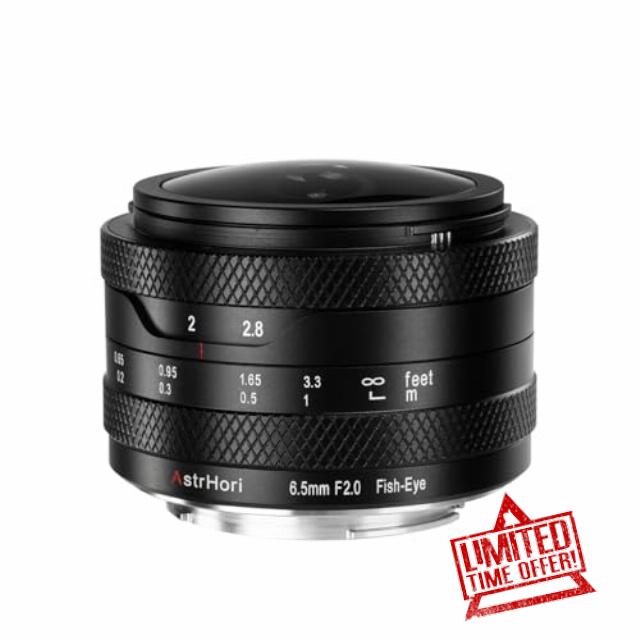AstrHori 6.5mm F2.0 APS-C 192° Ultra Wide Circular Fisheye Lens Manual Focus Lens for Nikon Z mount Mirrorless Cameras Z50