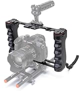 Zeadio Camera Video Rig Cage, Filmmaking Movie Making Kit with Top Handle, Compatible with All Ca...