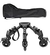 SMALLRIG Quick-Lock Photography Heavy Duty Tripod Dolly, Heavy Duty with 3