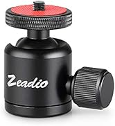 Zeadio Smartphone Tripod Mount Adapter, Cell Phone Tripod Holder Clamp with triple cold-shoe moun...