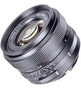 7artisans 35mm F1.4 Mark Ⅱ Full Frame Manual Focus Prime Lens Large Aperture Compatible with Niko...