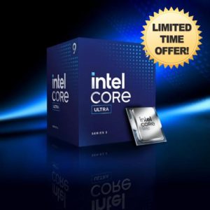 Intel® Core™ Ultra 9 Desktop Processor 285 24 cores (8 P-cores + 16 E-cores) up to 5.6 GHz