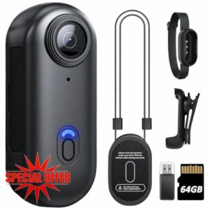 H88 1080P Body Cameras with Audio & Video Recording - Waterproof Body Camera Action camera