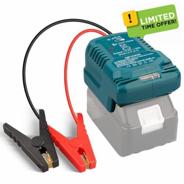 BTRUI Car Jump Starter Adapter for Makita 18V Battery