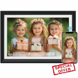 32GB 10.1 Inch WiFi Digital Picture Frame with 1280x800 HD IPS Touch Screen