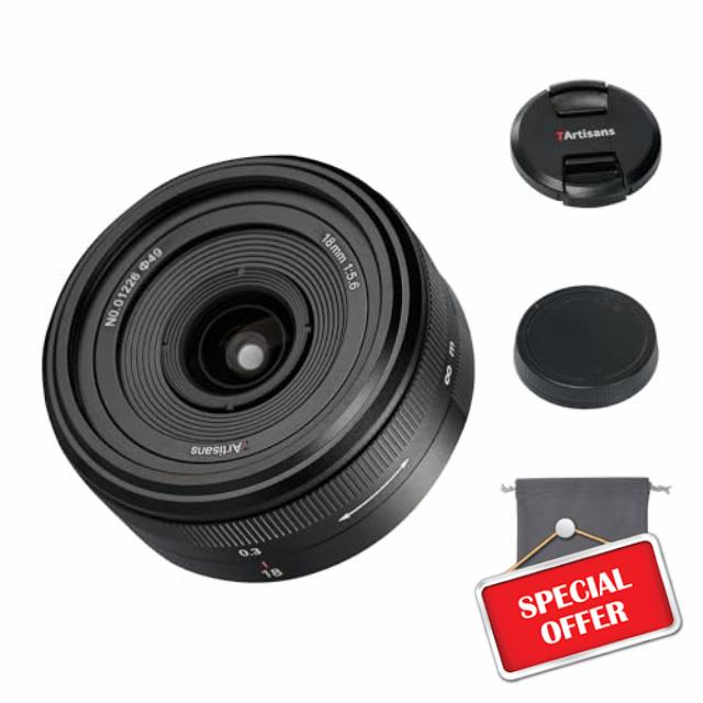7artisans 18mm f5.6 Full-Frame Manual Focus Ultra-Thin Lens Compatible for Nikon Mirrorless Camera Z Series Z9
