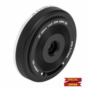 VILTROX 28mm F4.5 XF Lens Pancake X-Mount Lens Auto Focus 28 mm f/4.5 XF Chips-Size Wide Angle Lens Compatible with Fujifilm X-Mount Cameras X-A1 X-A2 X-A3 X-A5 X-H1 X-T1 X-T100 X-PRO1 and More