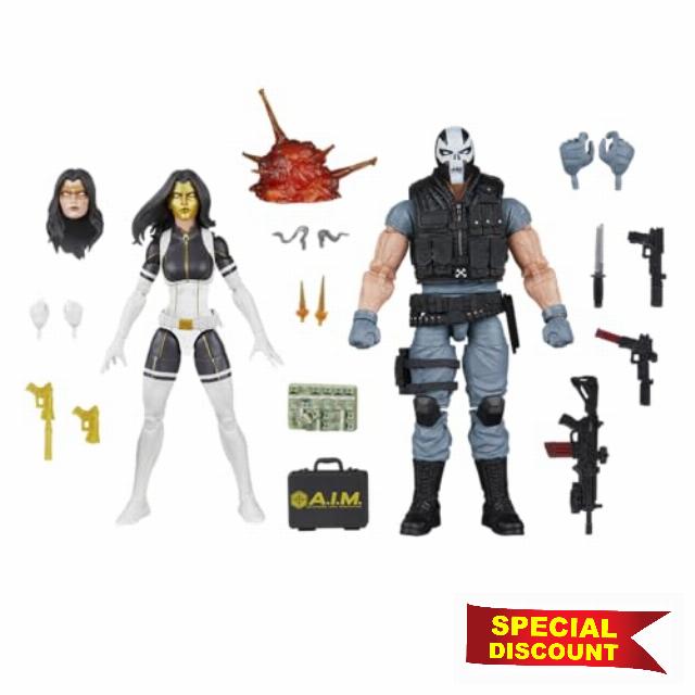 Marvel Legends Series Madame Masque and Crossbones Action Figures