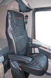 XG+ PAIR OF BLACK WITH RED STITCHES