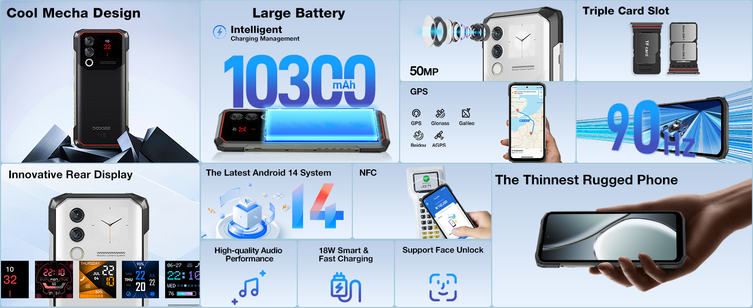 doogee rugged smartphone