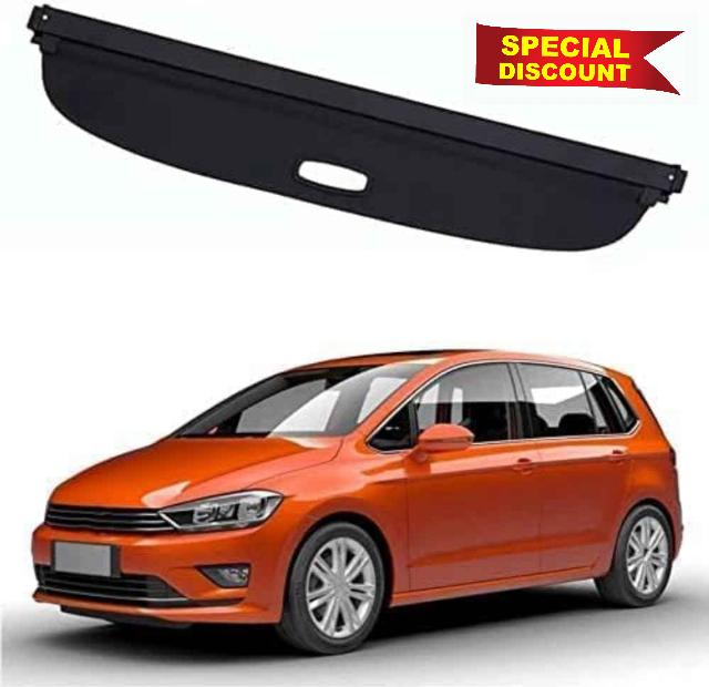 Car Trunk Cargo Cover for VW Golf SV Sportsvan 2016-2021 Retractable Trunk Parcel Shelf Security Shield Luggage Shade Security Organizer Boot Load