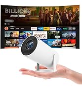 Video Projector 1080P Mini Projector 4k,Android 11 WiFi 6/BT 5.4 Video Projector for Telephone...