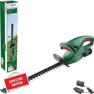 Bosch Cordless Hedge Cutter EasyHedgeCut 18V-44-11 (1x 2.0 Ah Battery; 18 Volt System; Blade Length 44 cm; for Trimming Smaller Hedges; in Carton Packaging)