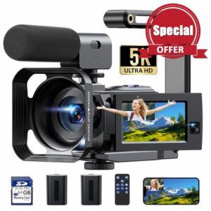 5K Camcorder Video Camera