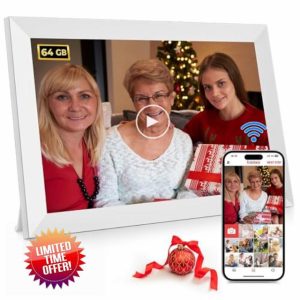 FRAMEO Built-in 64GB Wifi Digital Photo Frame 10.1 Inch