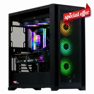 Gaming PC - Intel Core i7 14th Gen Nvidia Geforce RTX 5080 16GB Graphics Card - 32GB 6000Mhz DDR5 Ram - 2TB Gen 5 NVMe - 1000W Gold Rated PSU - Wi - Fi - Corsair 5000D ARGB Black