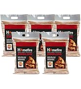 Homefire Natural Instant Light Fire Logs, for Open Fires, Multi-fuel Stoves, Wood Burners, and Ca...