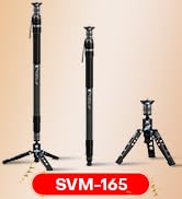 SIRUI SVM-145 Camera Monopod with Feet for Photography, 145cm Carbon Fibre Camera Monopod with Re...