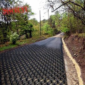 Ground Grid Fixable Pea Gravel Stabilizer for Driveway/Walkway/Embankment 2 Inch
