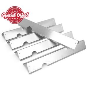 5 Stainless Steel Aroma Bars for W-e-b-e-r Genesis II/LX 300 Series
