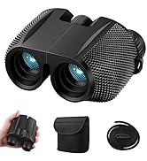 High Powered Binoculars for Adults Kids - 8x21 Compact Binoculars with BAK4 Prism FMC Lens - Smal...