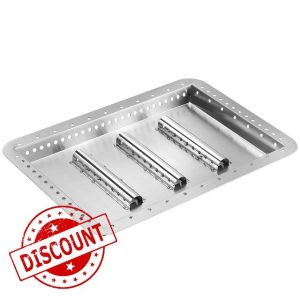 G421-0200-W1 Charcoal Tray Grill Replacement Part for Charbroil Gas2coal 3 Burner Hybrid Gas Grill 463340516 463370519 463336818 463370518 463341918 Ash Tray Grill Charcoal Pan Grill Parts