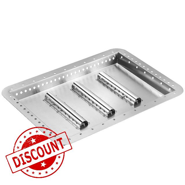 G421-0200-W1 Charcoal Tray Grill Replacement Part for Charbroil Gas2coal 3 Burner Hybrid Gas Grill 463340516 463370519 463336818 463370518 463341918 Ash Tray Grill Charcoal Pan Grill Parts