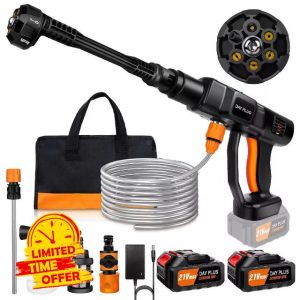 6IN1 Cordless High-Pressure Washing Water Gun Car Jet Washing Machine