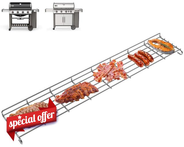 DcYourHome 66045 Warming Rack for Weber GS4 Genesis II 400 Series