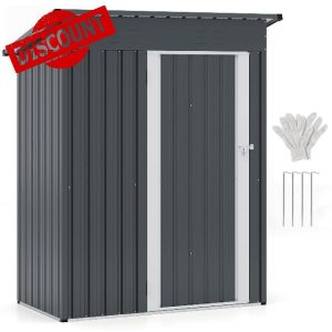 5 x 3FT Metal Garden Shed