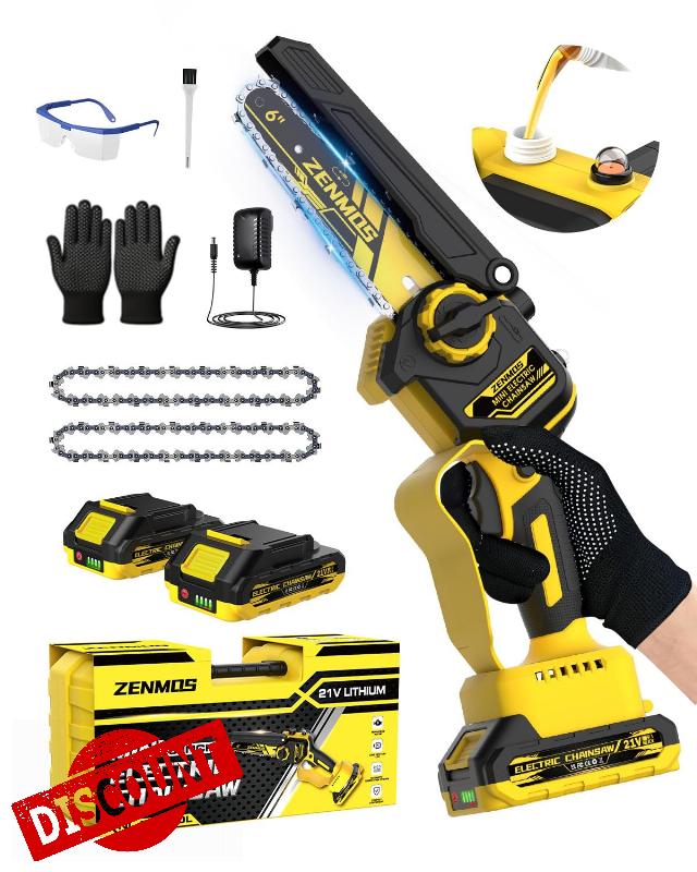 Mini Chainsaw Cordless 6 in