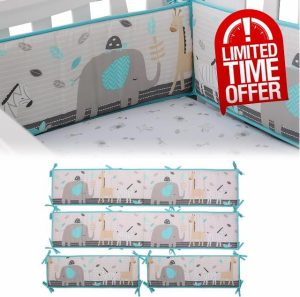 4Pcs of Breathable Mesh Liner Anti-Collision Pads- Soft Cushioned Edge Protectors for Mattress Top. (KY6)